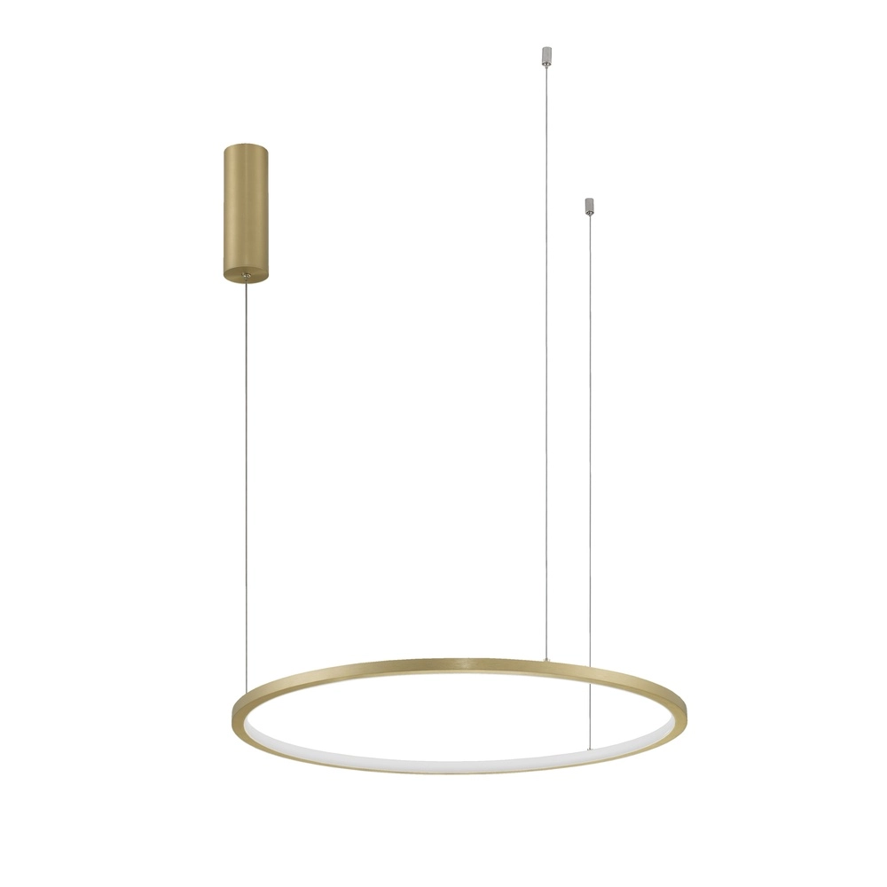 Runde Pendelleuchte Tarquin gold Ø 60cm Lyora 5212017438270