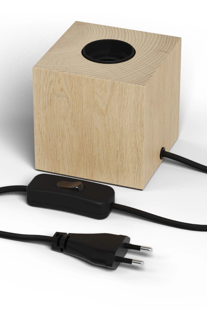 Tischlampe aus Holz Calexa