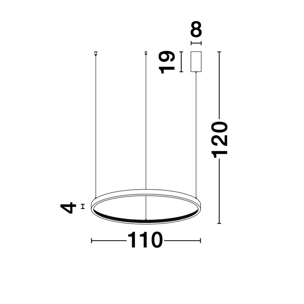 Pendelleuchte Preston gold Ø 100cm Lyora 5212017424099