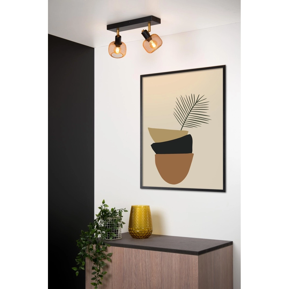 Deckenlicht Maren 2-Licht Gold Lucide 5411212771087
