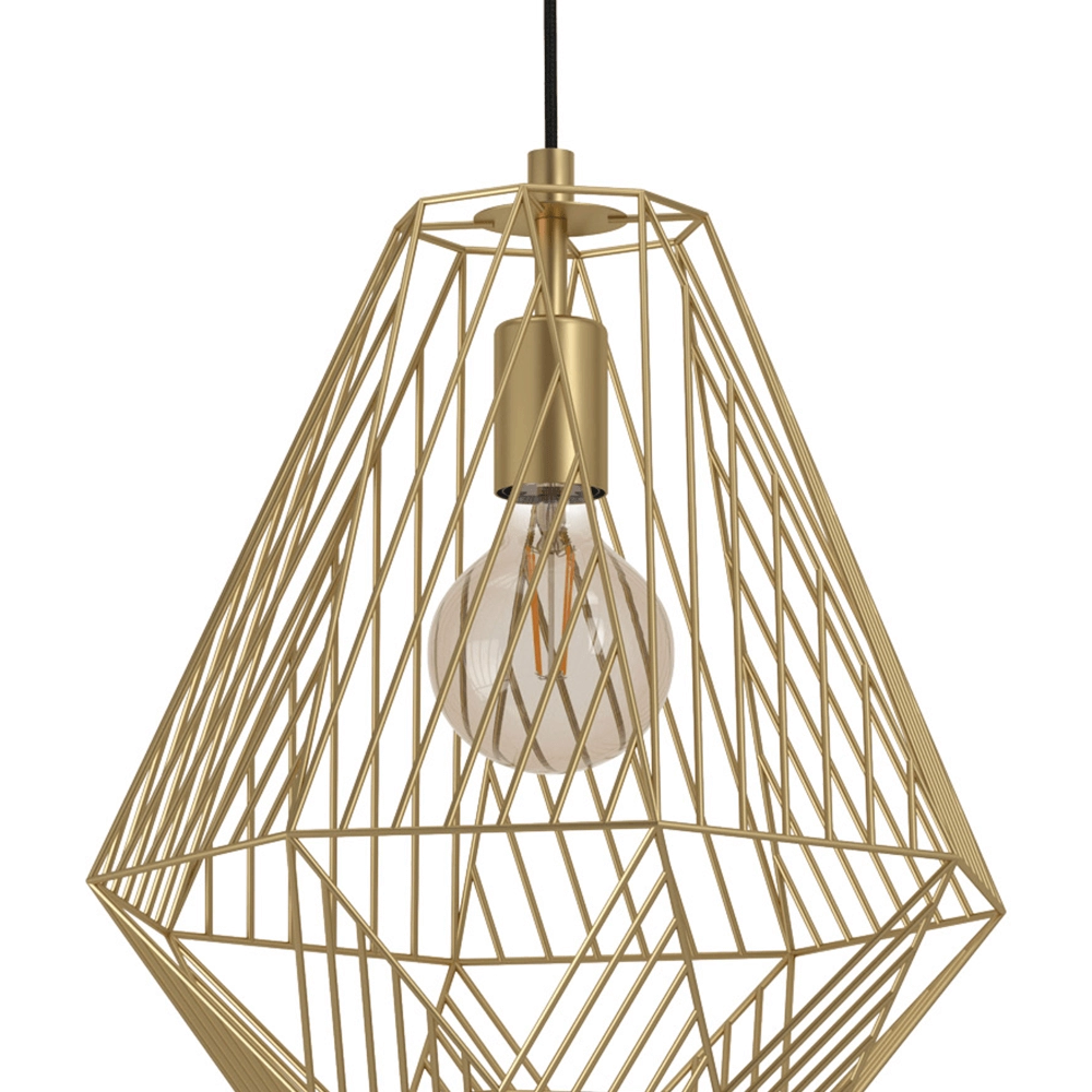Goldene Drahtlampe Stype Ø 33cm Eglo 9002759436957