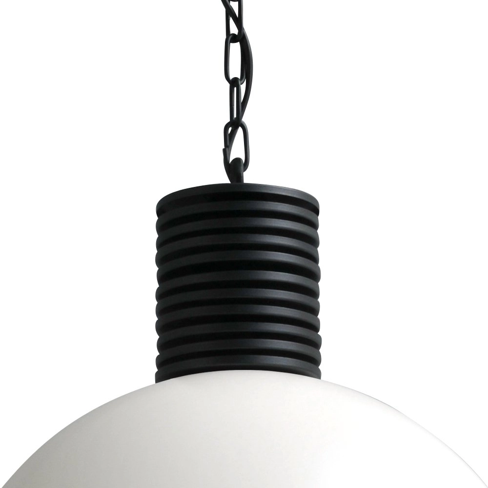 Pendelleuchte Industria 50 Bud 50 cm weiß mit schwarz Masterlight 8718121151861