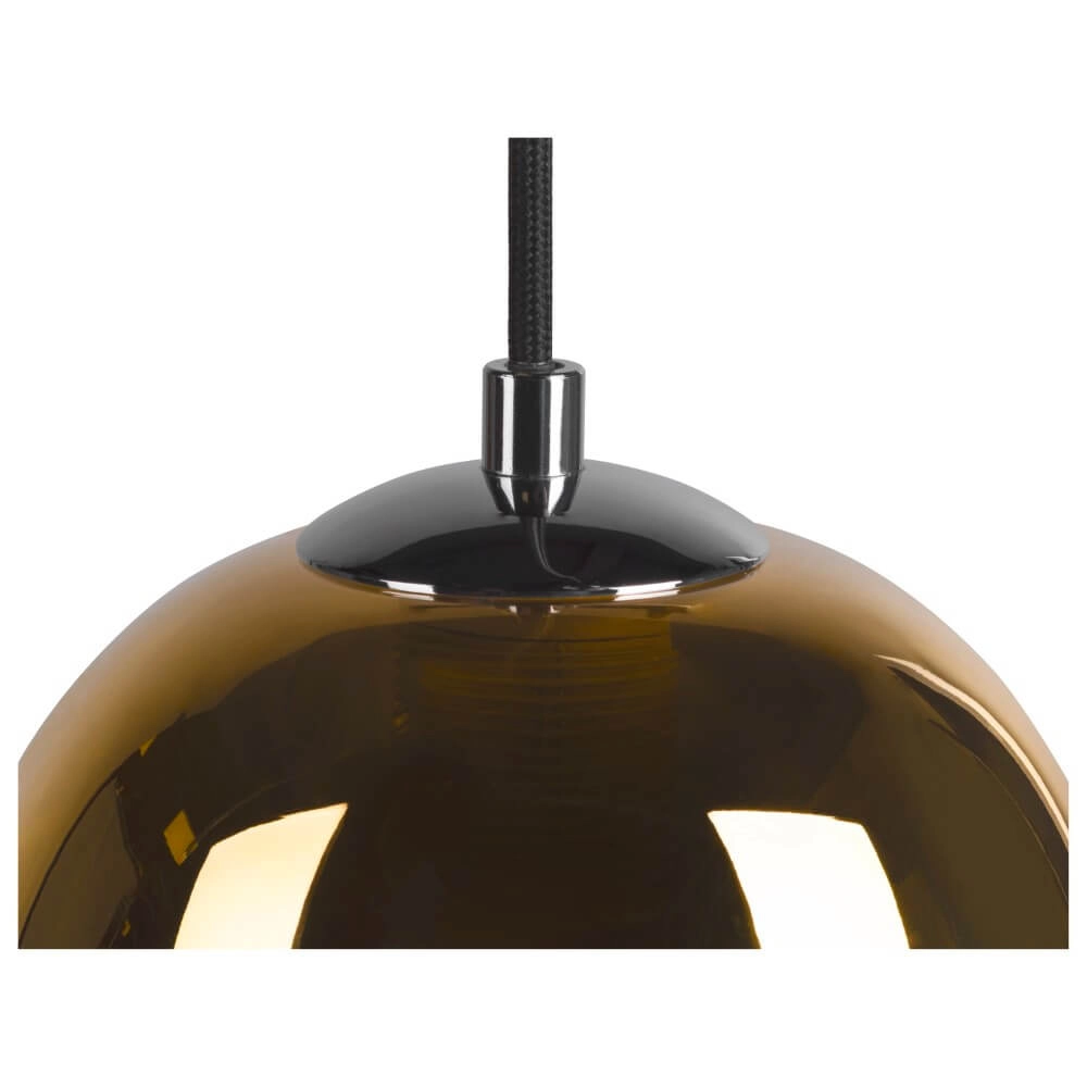 Pendelleuchte aus Glas Pantilo goldenes Glas - Ø18cm SLV 4024163266376