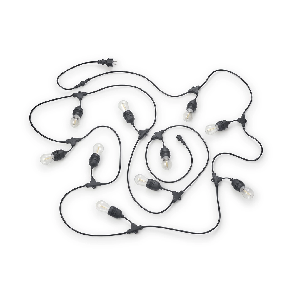 Party-Lichter Chain Schwarz 10-flammig Trio 4017807622720