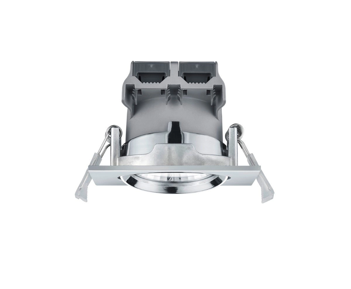 LED Einbaustrahler Pamir Square 5,5 W - 3000k - 8,5 cm Chromium Trio 4017807376630