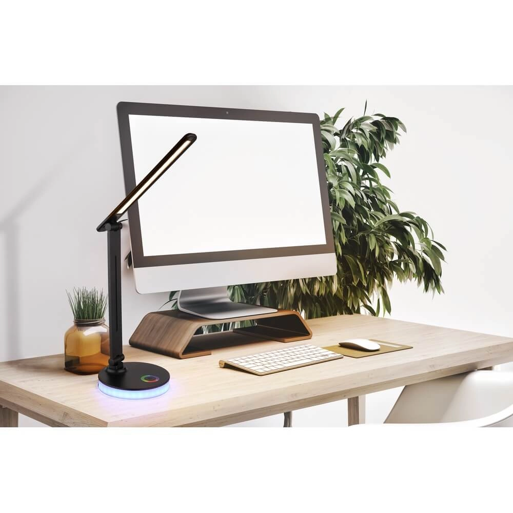 Schreibtischlampe Geraldo schwarz Globo 9007371458653