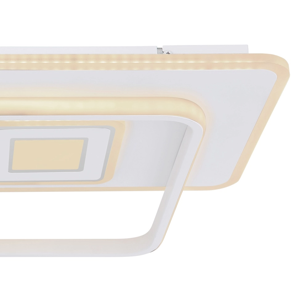 Design-Deckenlampe Roderick Weißes Rechteck 3000-6000K Globo 9007371411528