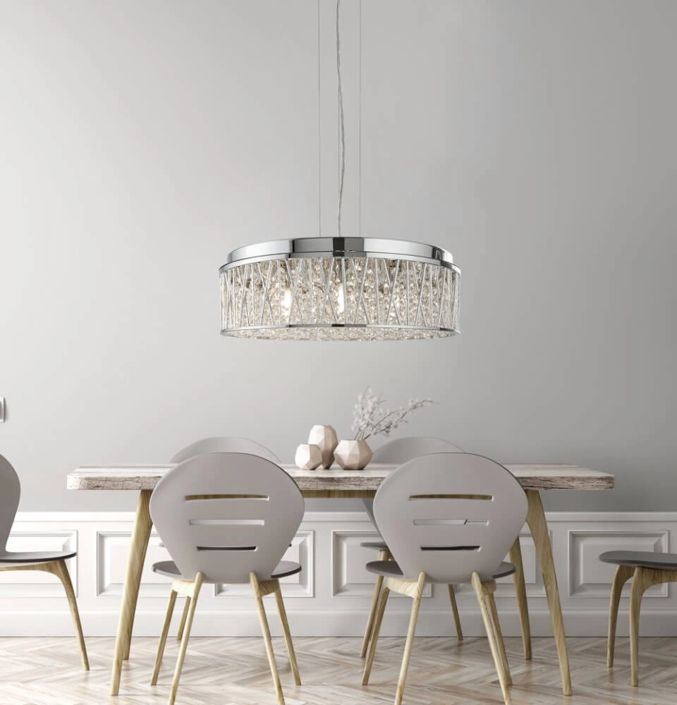 Designer-Hängelampe Elise Ø 48cm Searchlight 5053423101200