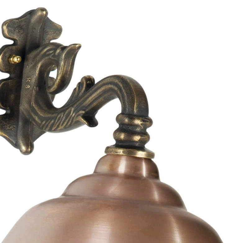 Wandleuchte aus Bronze Chateau mit Kupferschirm KS 8714732129602