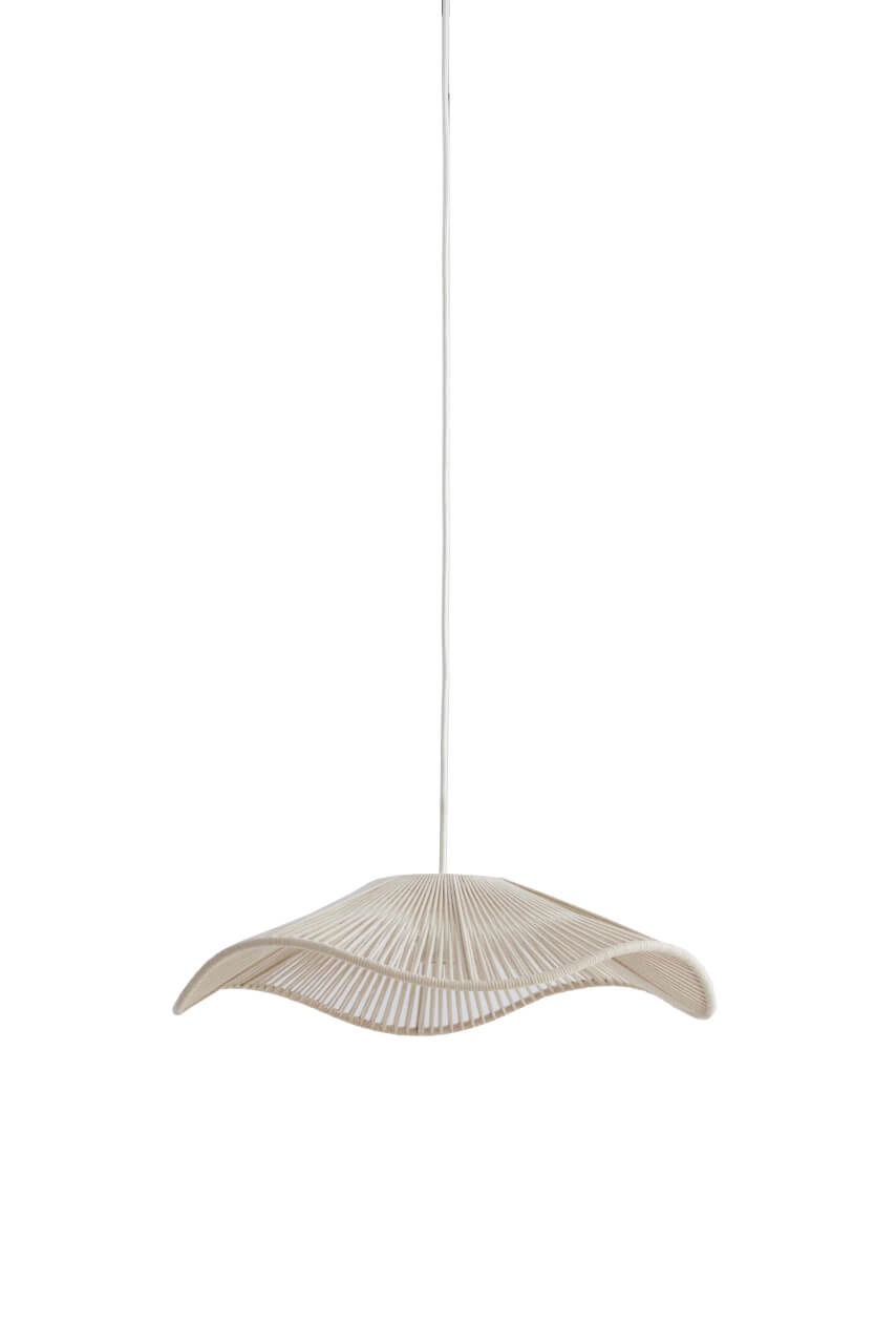 Cremefarbene Pendelleuchte Rafa japandi Ø 50cm Light & Living 8717807702069