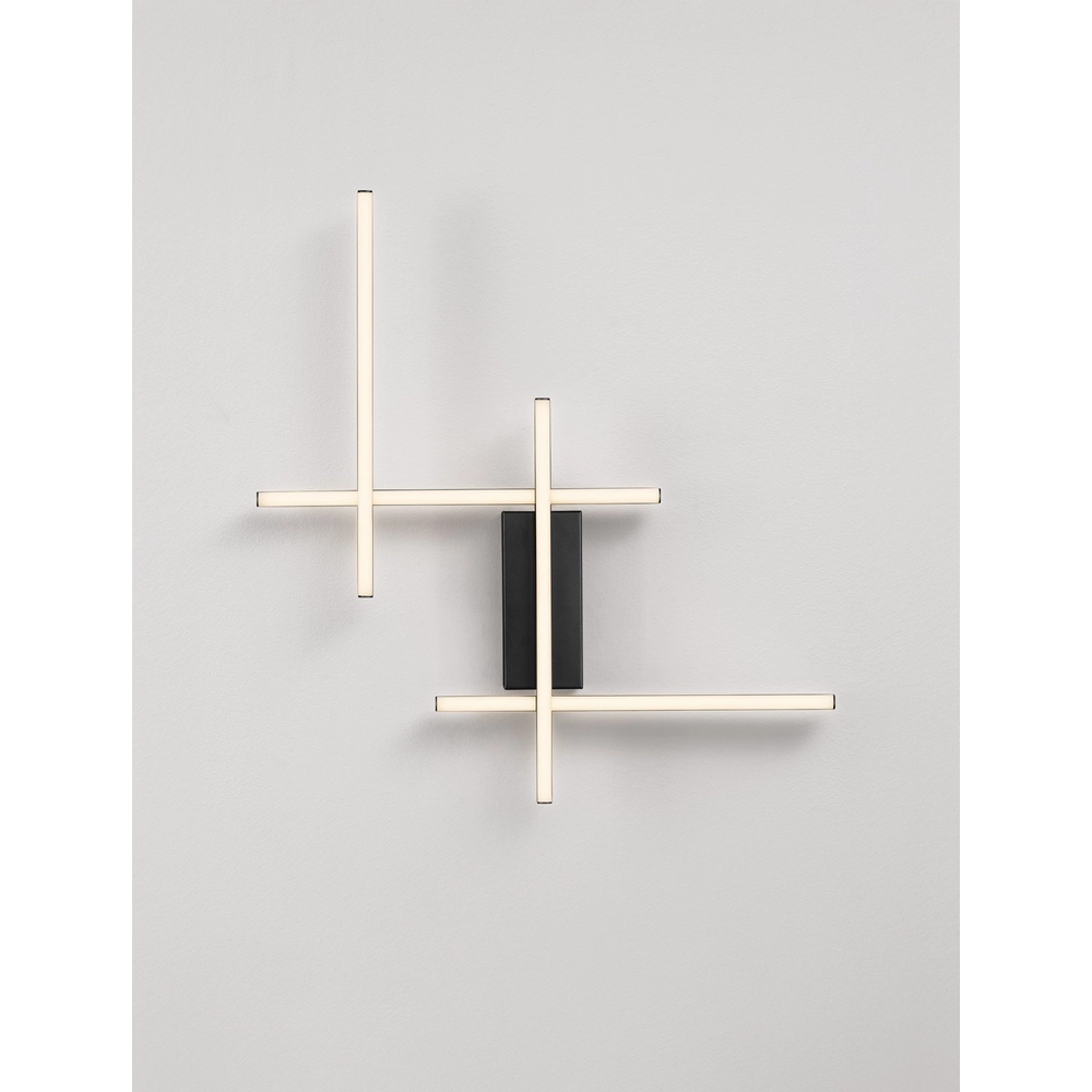 Wandleuchte Apecho schwarz Lyora 5212017468598