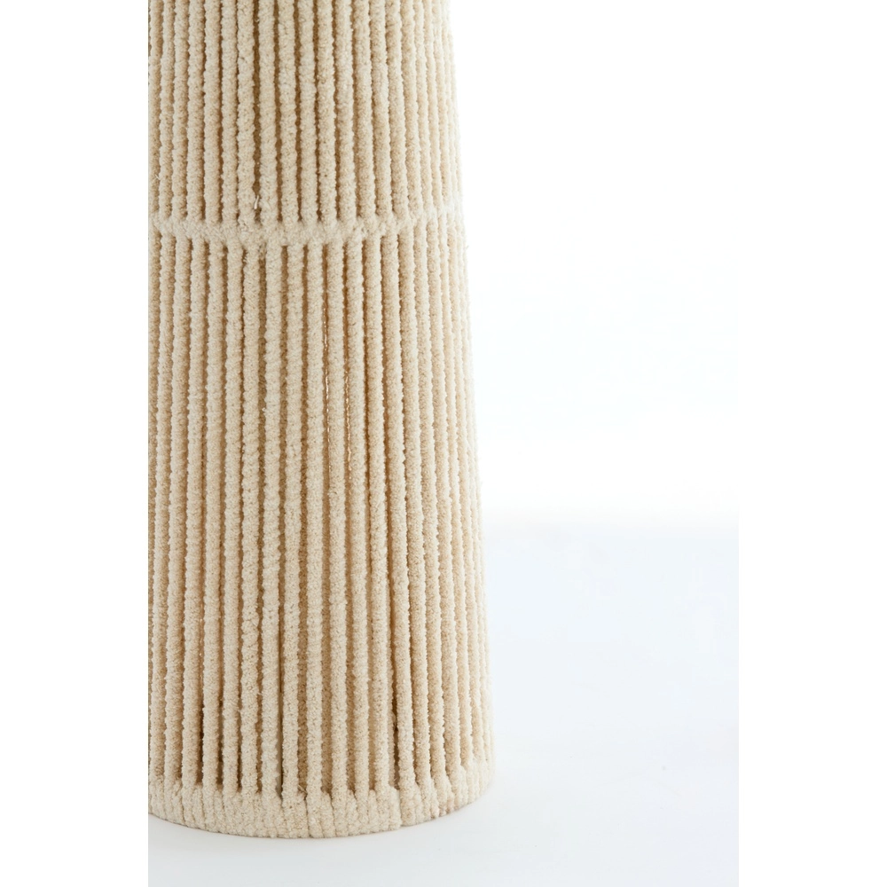 Sand-Bodenlampe Michiel 160 cm – Chenillecreme Light & Living 8717807786151