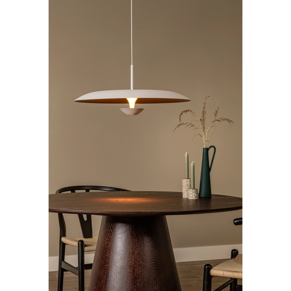 Design-Pendellampe Kenneth weiße Ø 60cm Premium by Lucide 5411212410467
