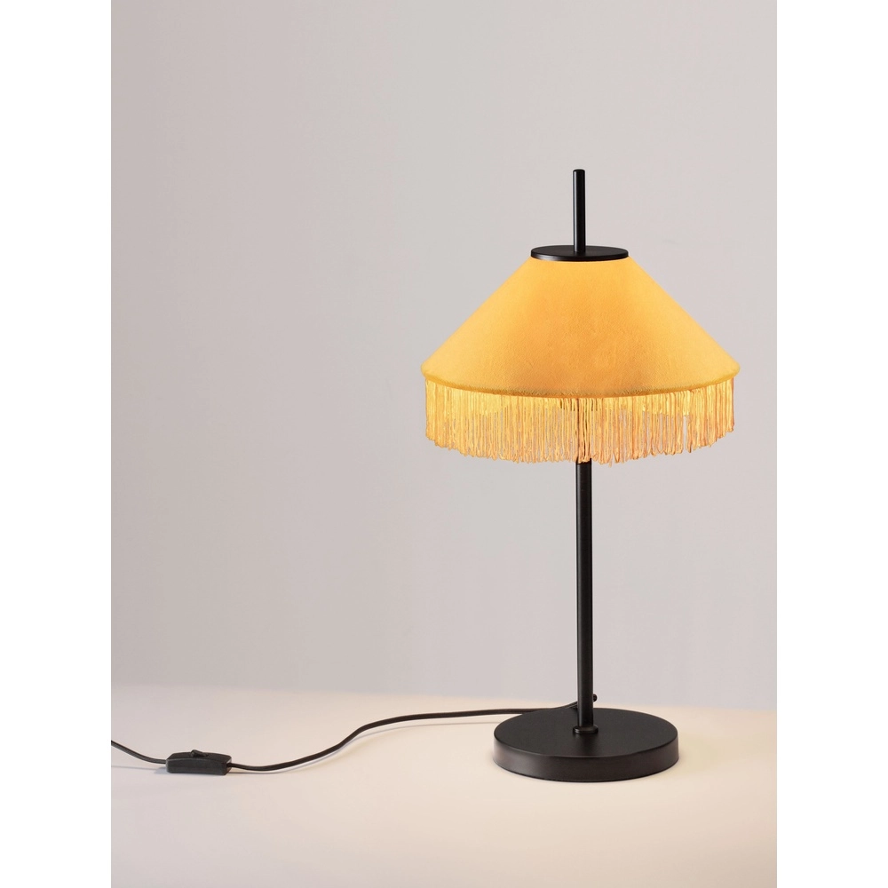 Tiffany-Tischlampe Velvy Gelb Lyora 5212017493798
