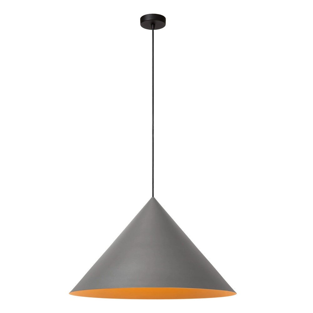 Pendellampendesign Spitze Grau
