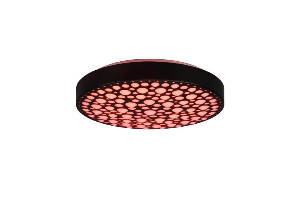 RGB-LED-Deckenleuchte Chizu Ø 40cm - schwarz Trio 4017807538328