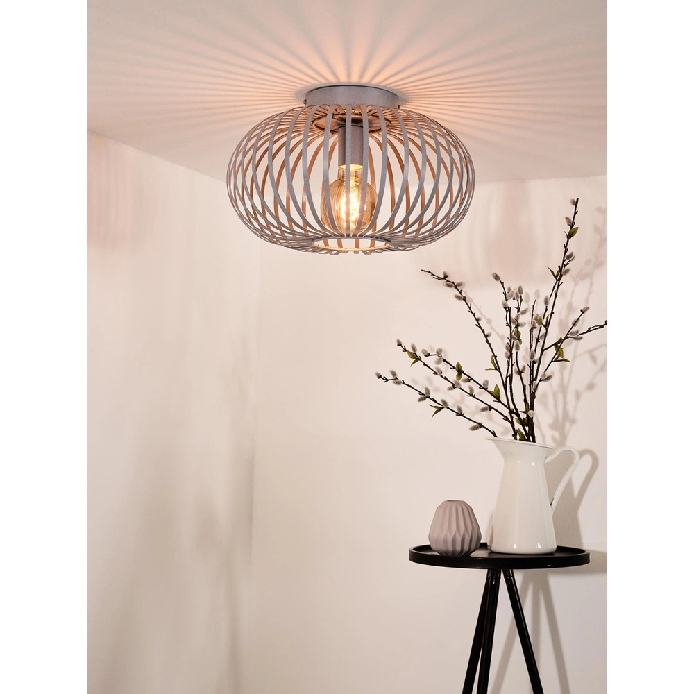 Deckenlampe Manuela Ø 39,5 cm grau Lucide 5411212782588