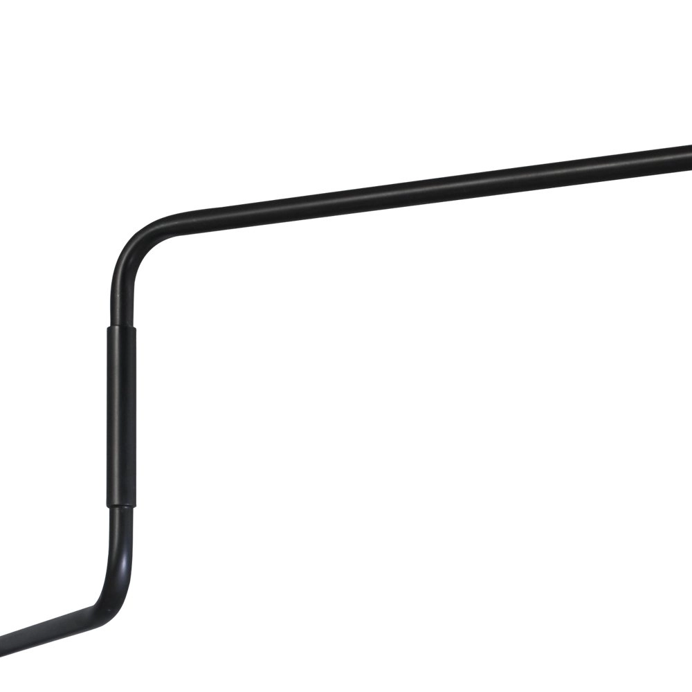 Wand-Leseleuchte Industria 123 cm schwarz mit weiß Masterlight 8718121235721