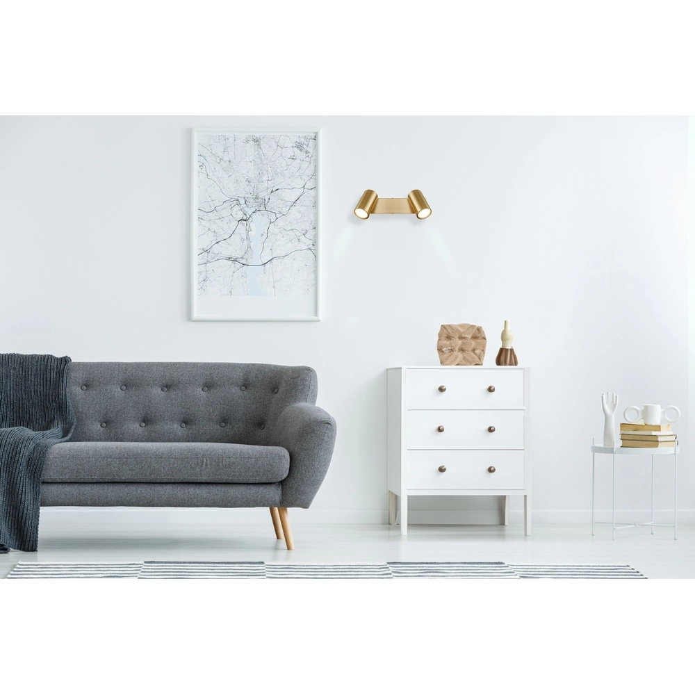 Deckenlampe 2-Leuchten Robby Gold Globo 9007371455072