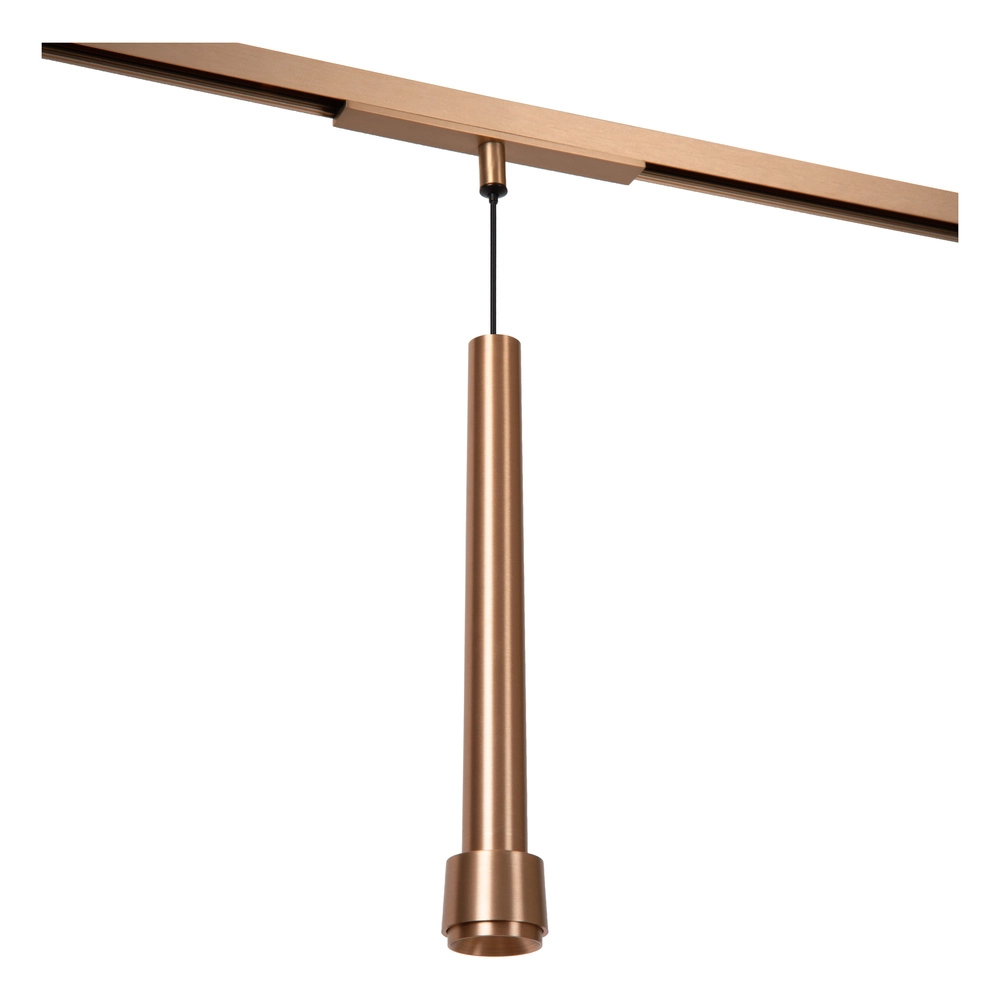 Einphasige Pendelleuchte für Schienen Linial Tubiz Champagner Premium by Lucide 5411212552761