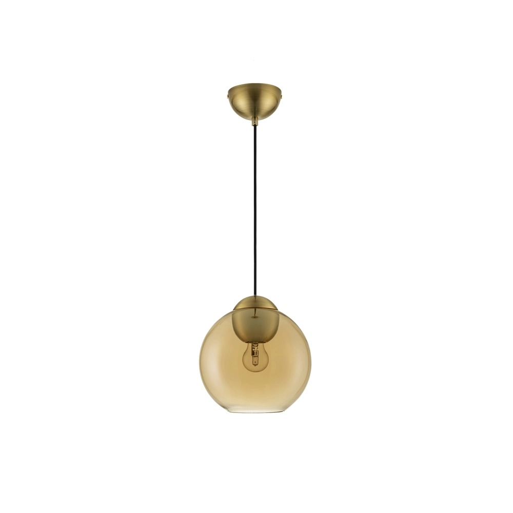 Design-Pendelleuchte Midori Braunes Glas Lyora 5212017434241