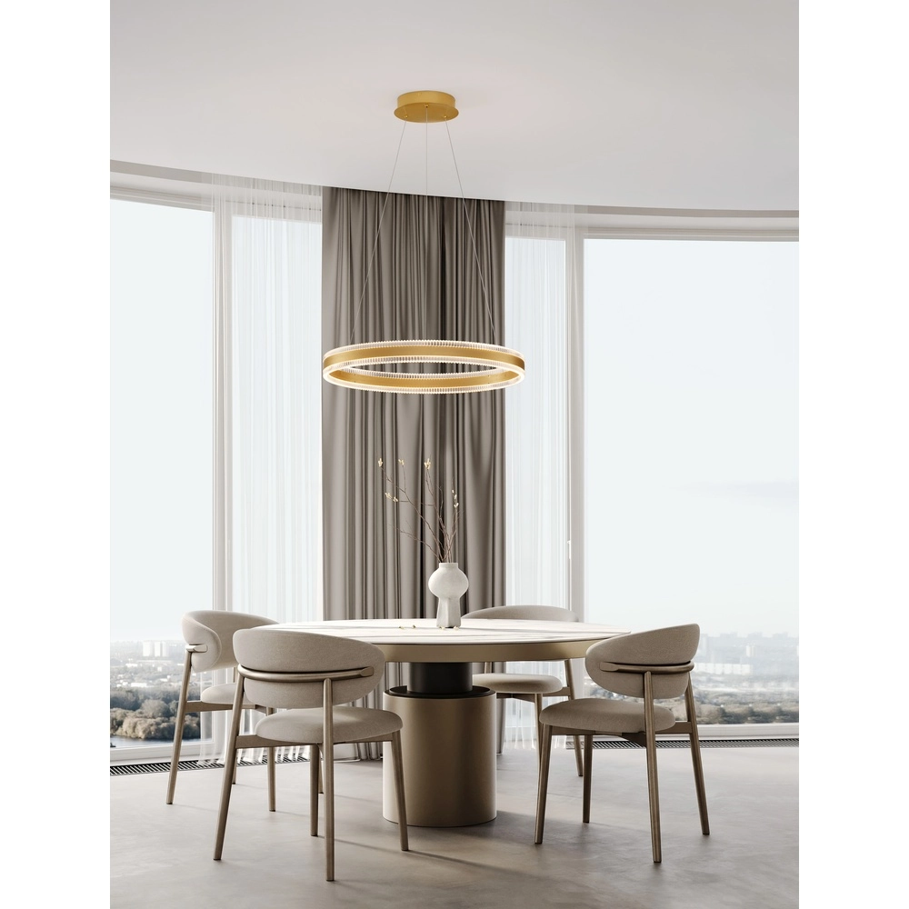 Design-Pendelleuchte Alaro Gold Einzelzimmer Lyora 5212017459602