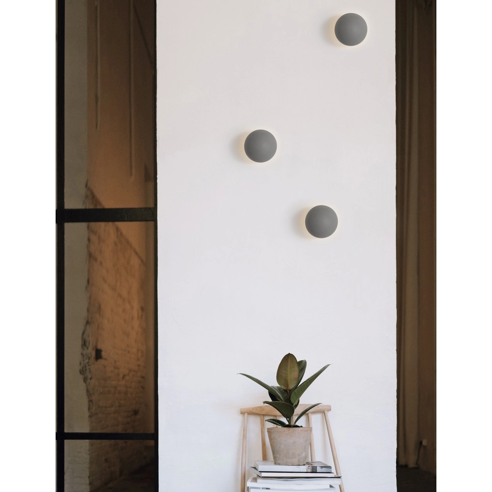 Design-Wandleuchte Netune grau Lyora 5212017428509