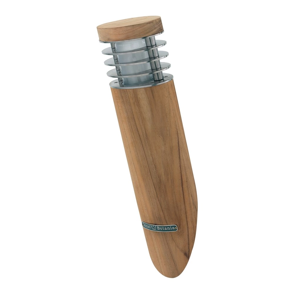 Außenleuchte Ellips Teak 42 cm