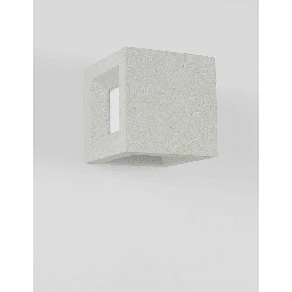 Quadratische Wandleuchte Castro weiß Lyora 5212017426932