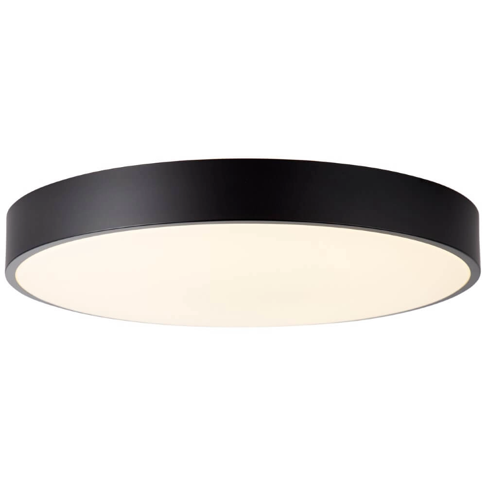 Designer-Deckenleuchte Slimline schwarz Ø 49cm