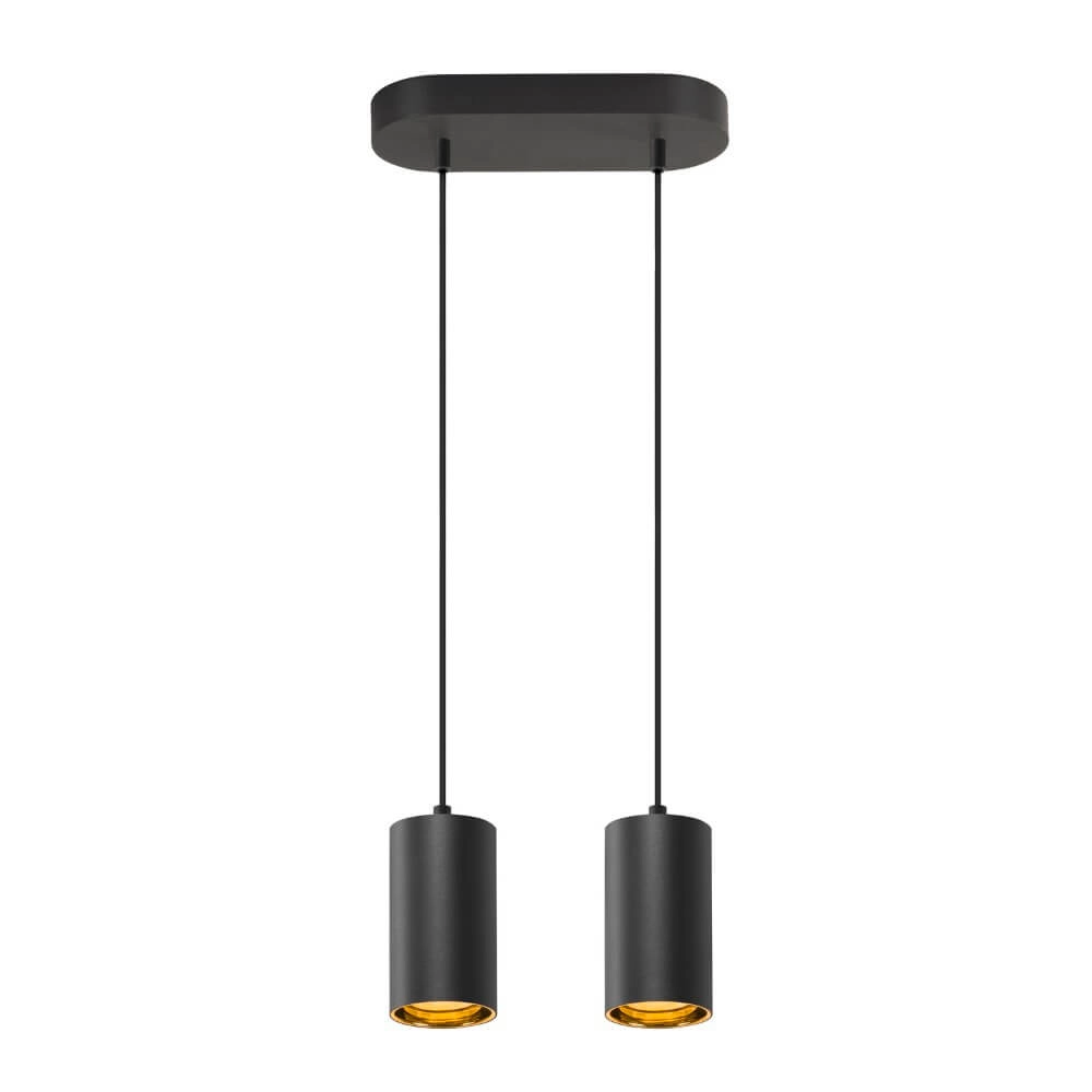 Pendelleuchte Asto Tube schwarz 2x GU10 SLV 4024163266079