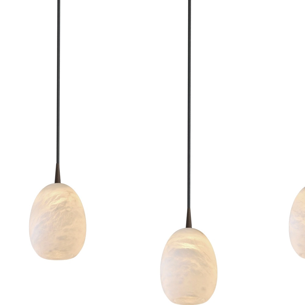 Ovale Pendellampe Alta 8-Glas Kakao Masterlight 8718121438351