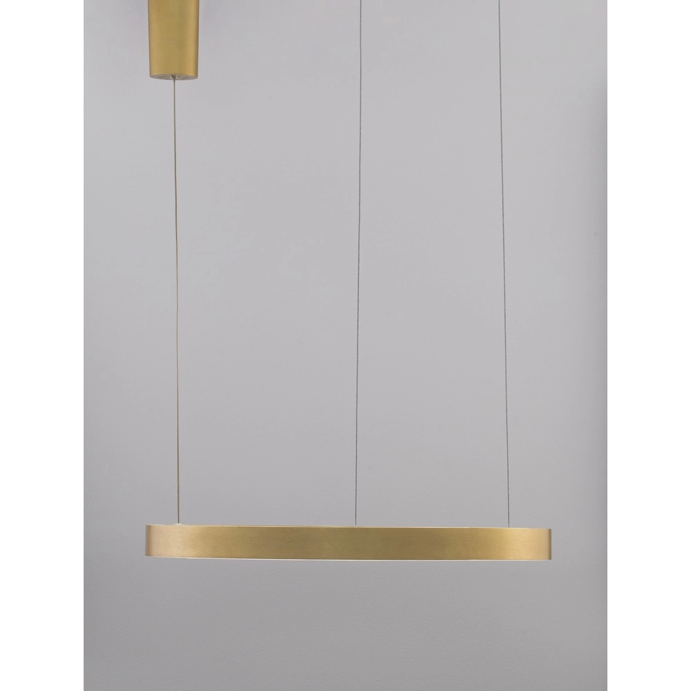 Goldene Pendelleuchte Elowen Ausführung Ø 60cm Lyora 5212017439062