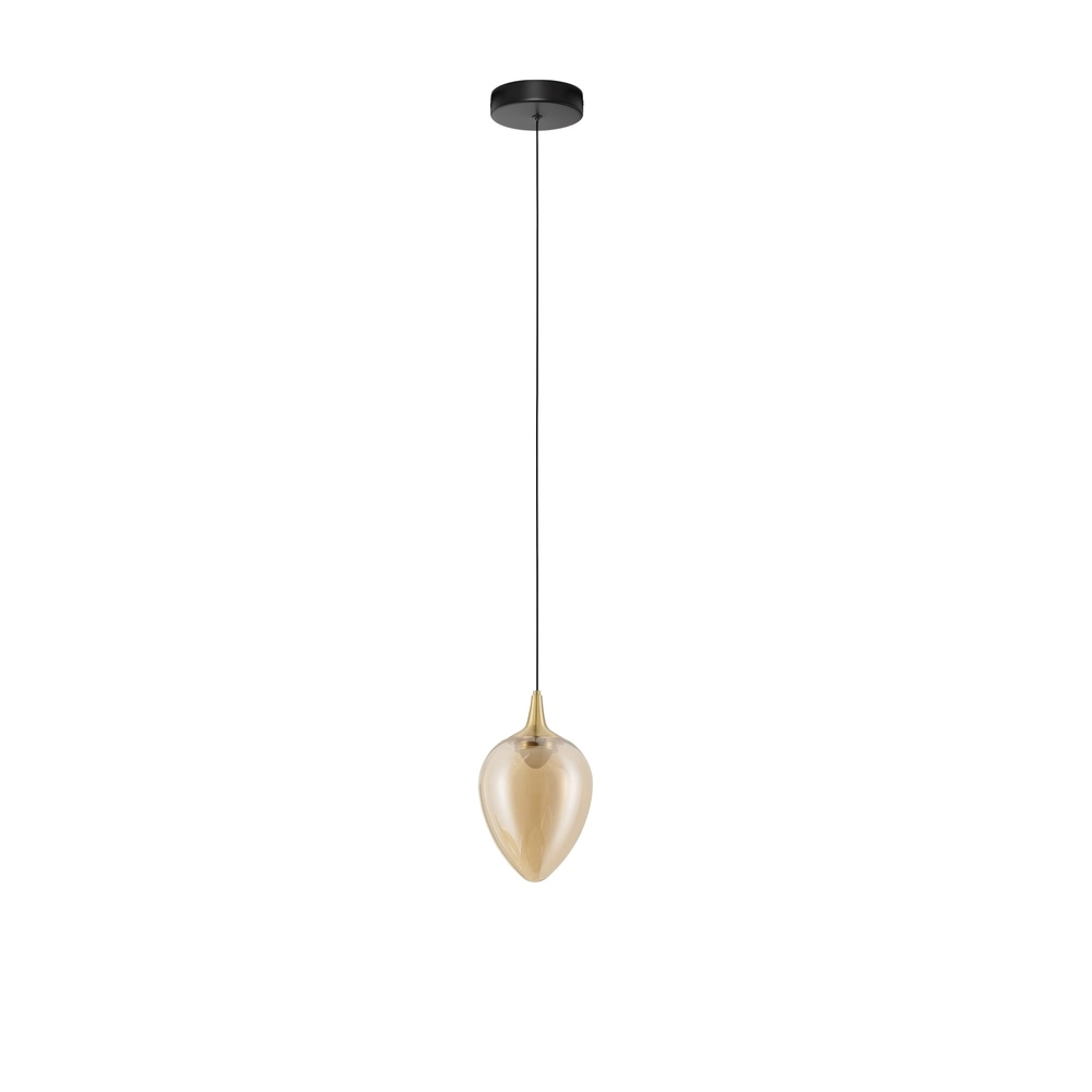 Pendelleuchte Nali 1-flammiges Braunglas Lyora 5212017477750