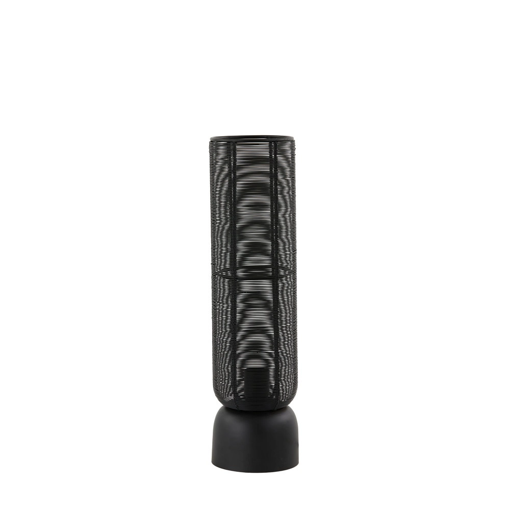 Tischlampe Lezuza Ø 13,5 cm schwarz Light & Living 8717807656928