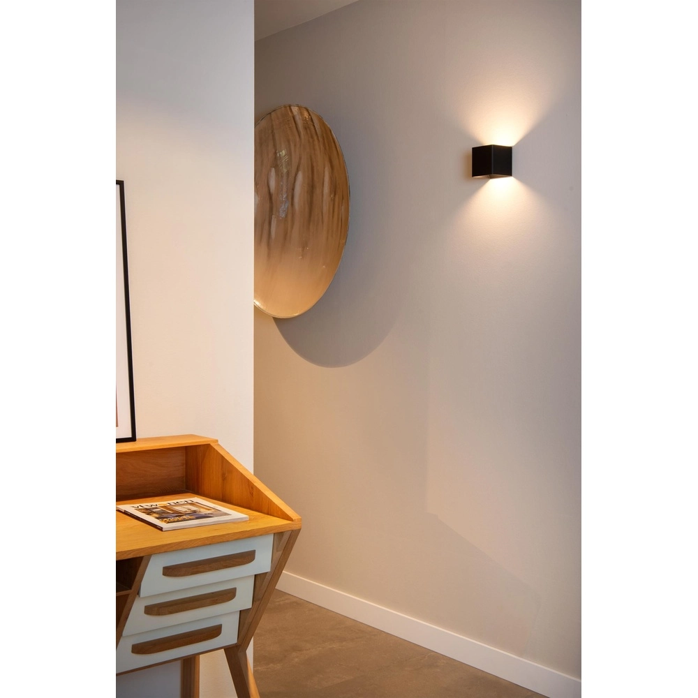 Wiederaufladbare Wandlampe Vertigo Magnetisches Schwarz Lucide 5411212272386