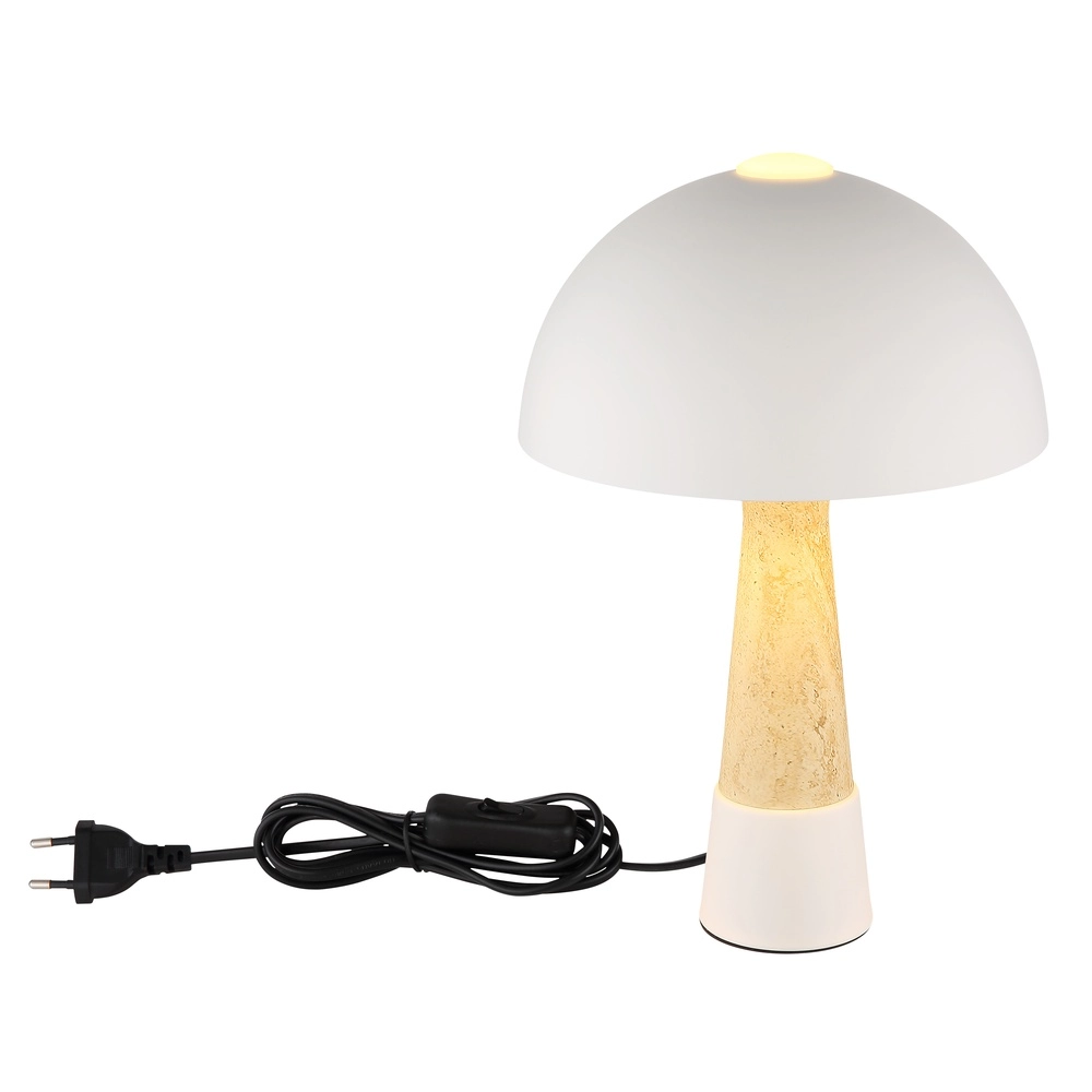 Einzigartige Tischlampe Paulin Sandbraun Globo 9007371566709