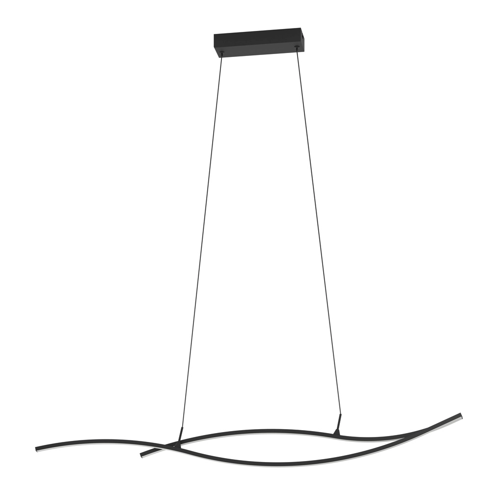 Schicke LED-Pendellampe Grisolia 115 cm – schwarz