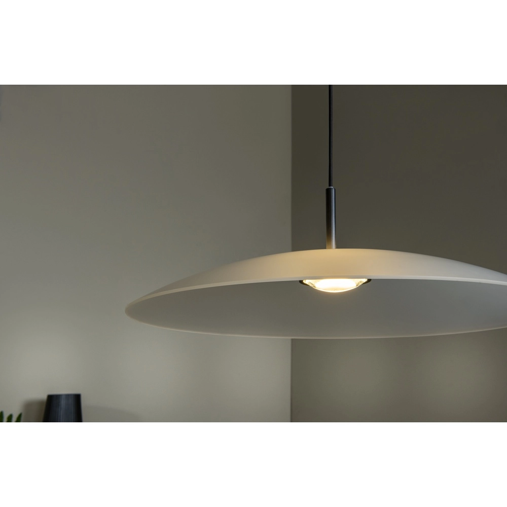 Elegante Pendellampe Menga Ø 60 cm weißes Glas Premium by Lucide 5411212251152