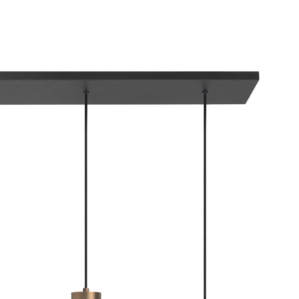 Pendelleuchte Perugia Bronze - 3x E27 - 2x GU10 Highlight 8718379047091
