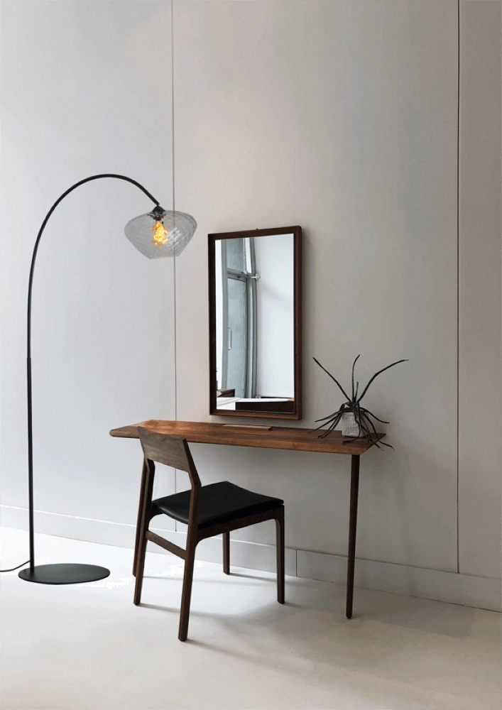 Bogenlampe Porto Blüte aus klarem Glas – Ø 30 cm Masterlight 8718121268644