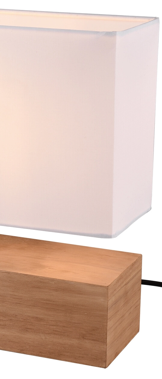 Ländliche Tischlampe Woody Trio 4017807470819