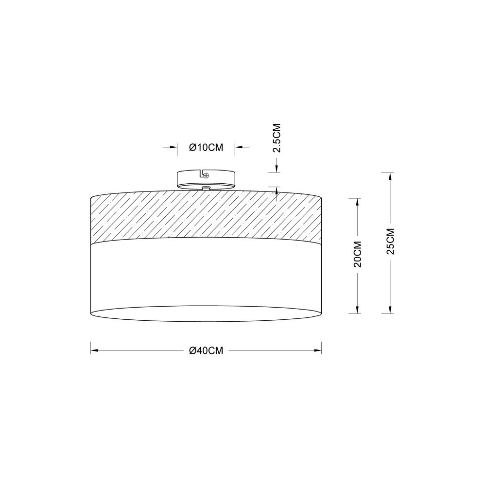 Deckenlampe Chipsy mit Holzoptik Ø 40 cm Globo 9007371334827