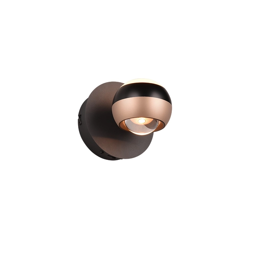 Design-Wandlampe Orbit Schwarz