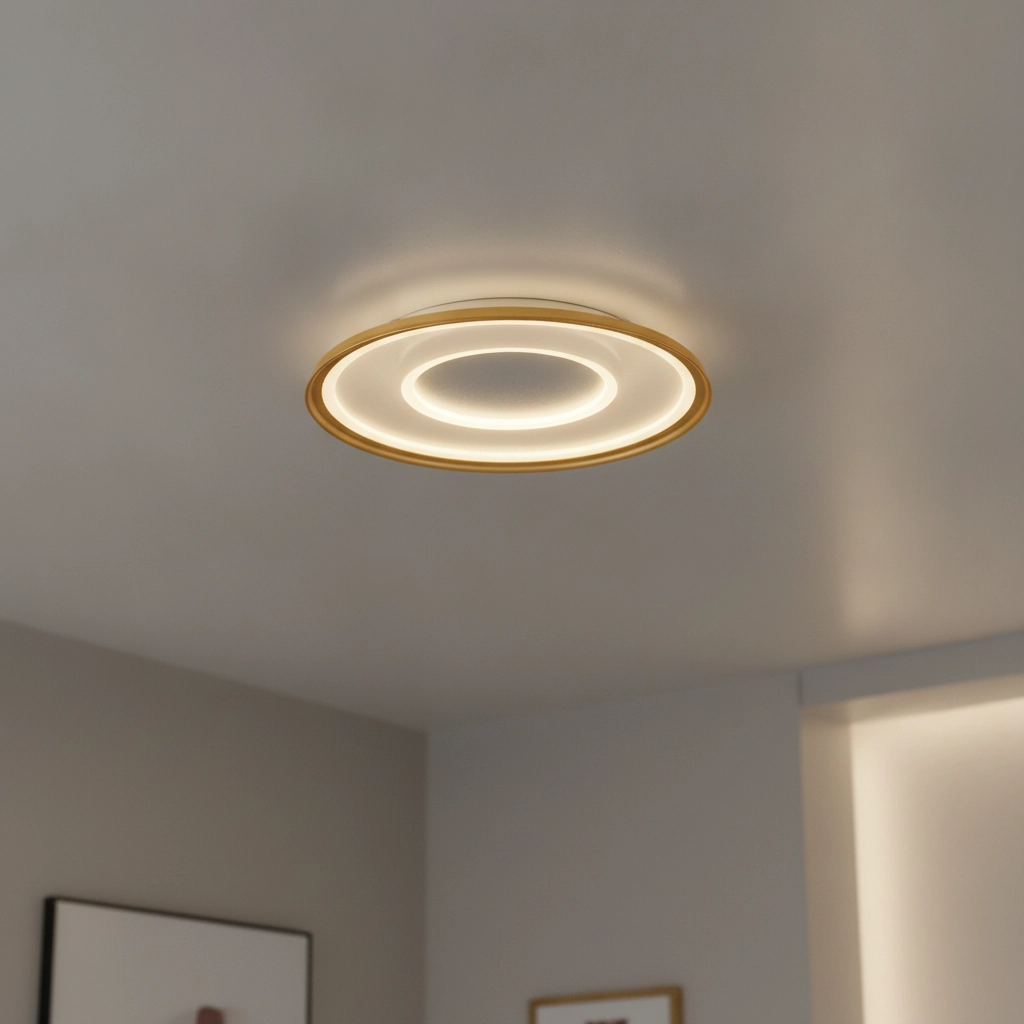 Deckenlampe Figin gold Ø 60cm