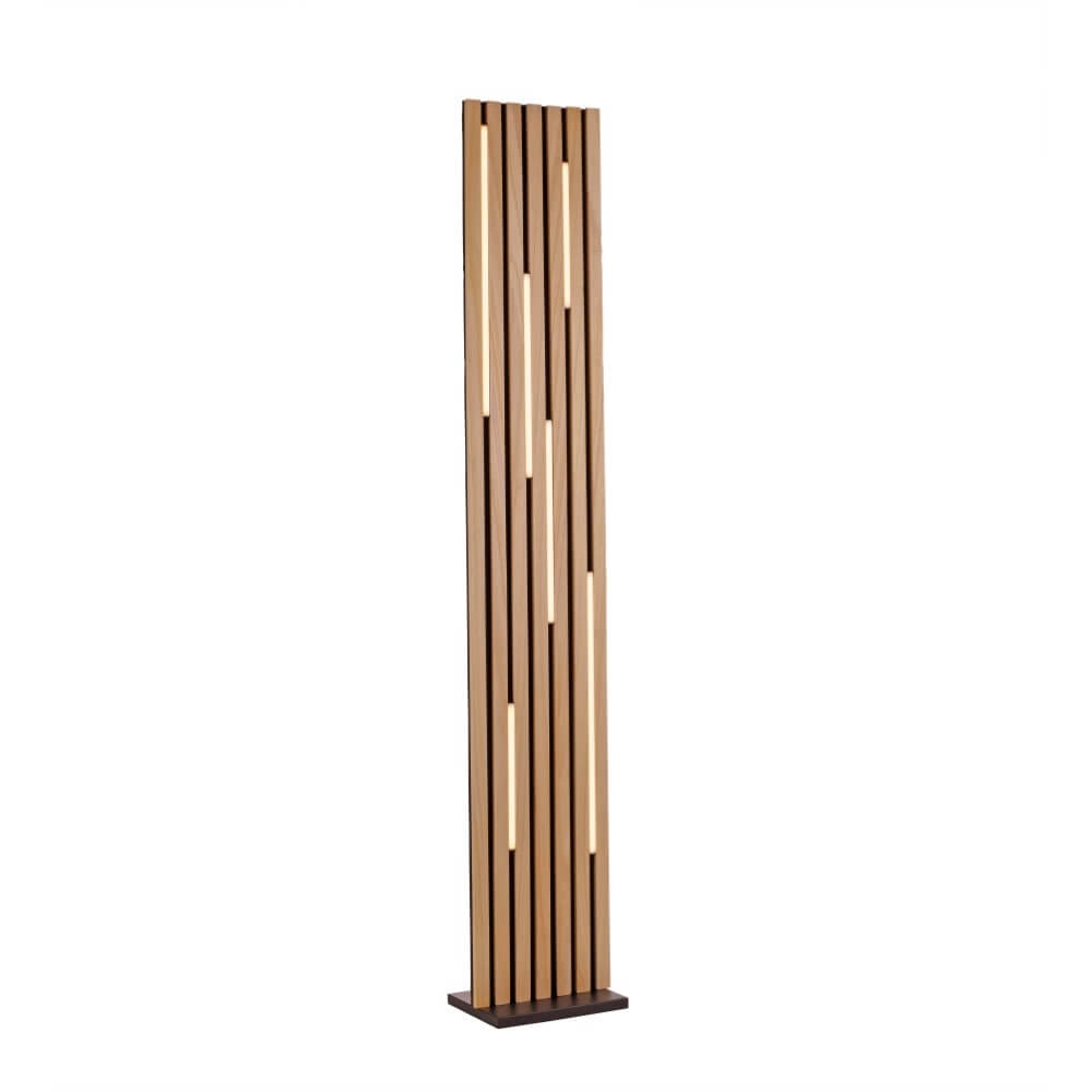 Designer-Stehleuchte Q-Akustik Holz Paul Neuhaus 4012248385401