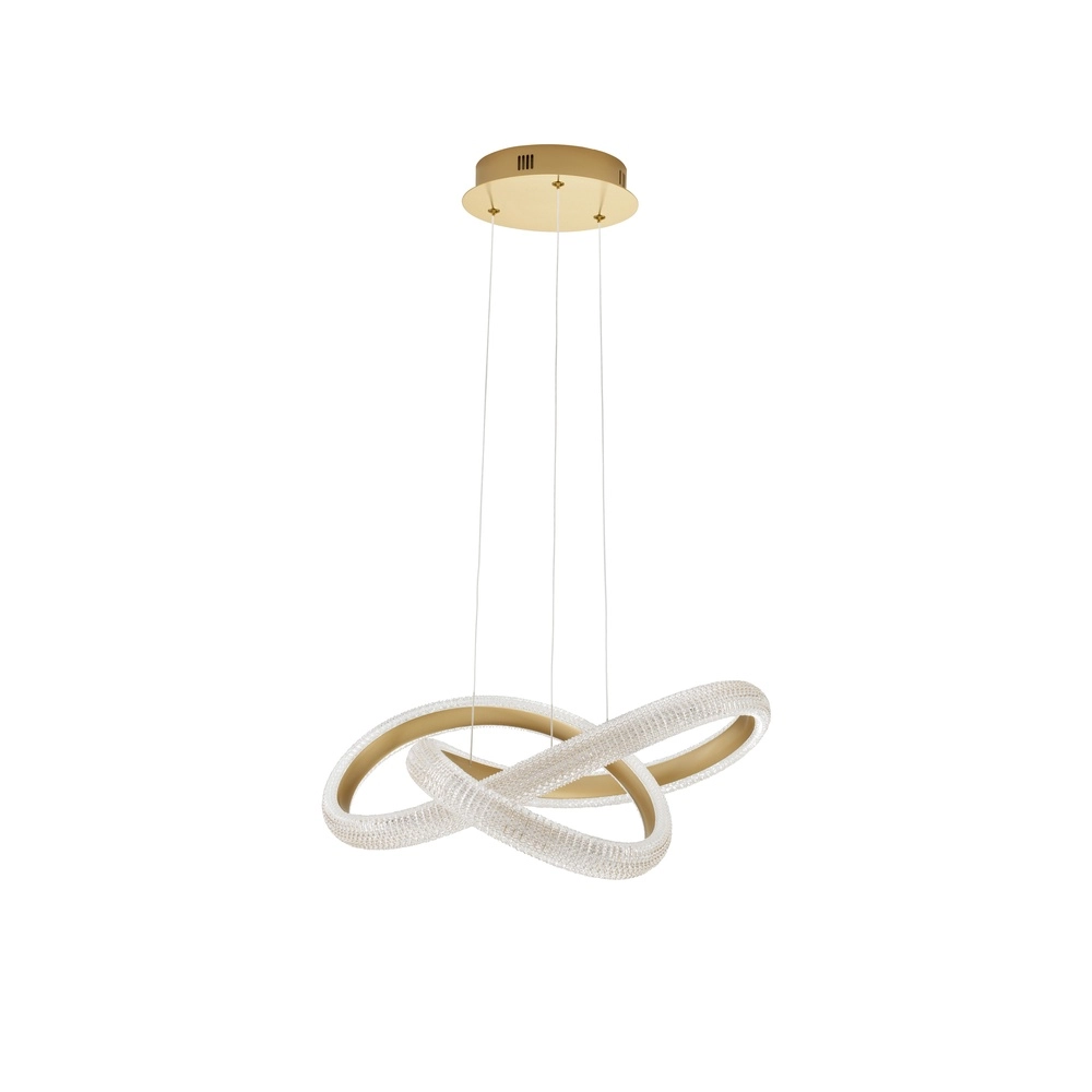 Pendelleuchte Medora Locke gold 52,5cm Lyora 5212017433428