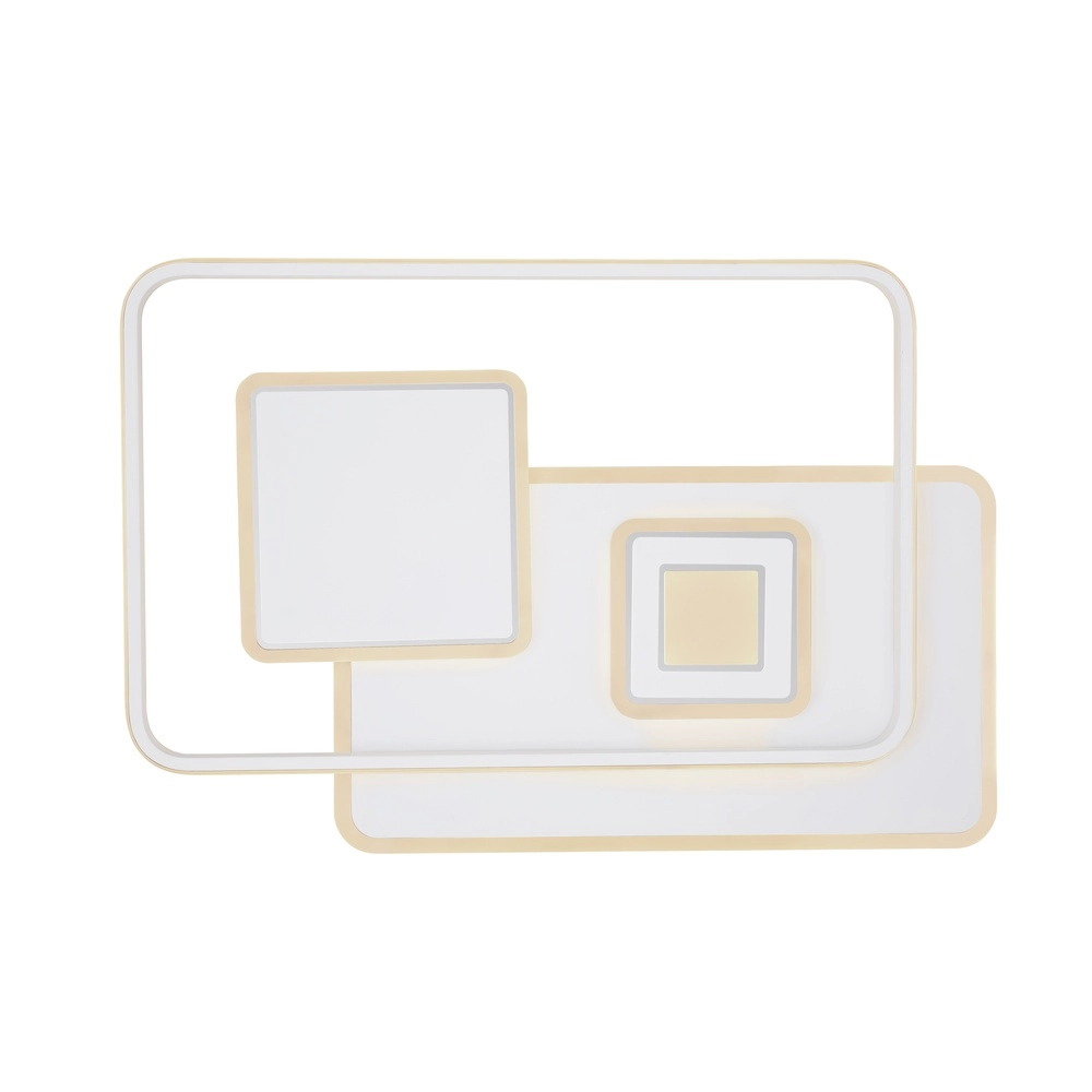 Design-Deckenlampe Roderick Weißes Rechteck 3000-6000K Globo 9007371411528