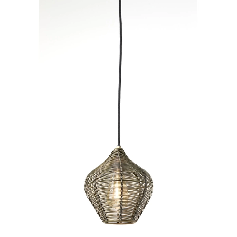 Pendellampe Alvaro Bronze Ø 20 cm Light & Living 8717807634087