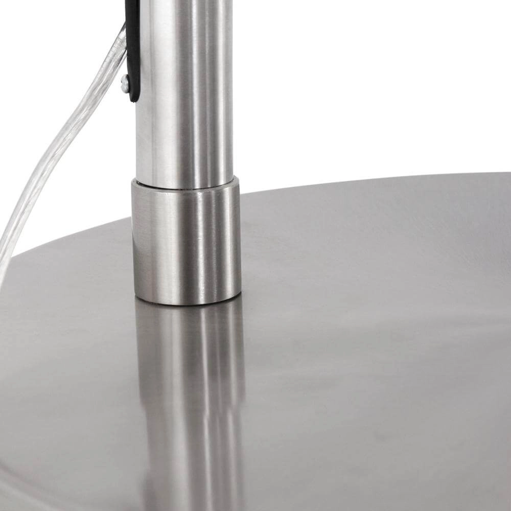 Bogenlampe Sparkled Light Metall mit weißem Schirm Steinhauer 8712746173116